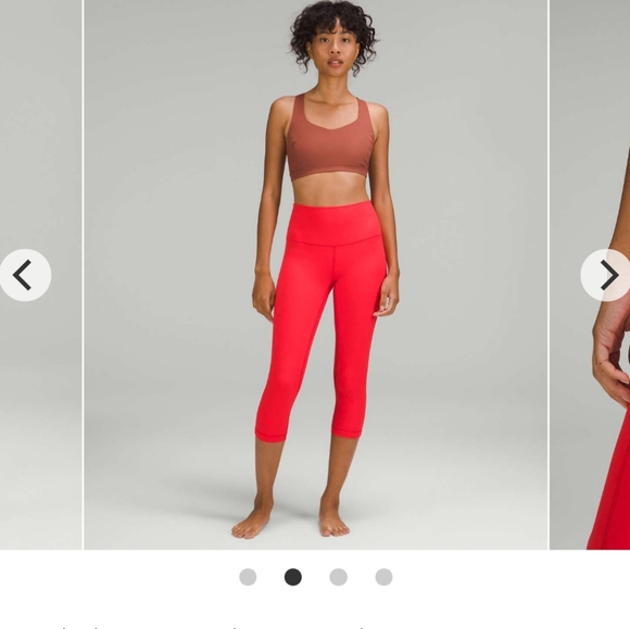 lululemon athletica Pants - Lululemon Align High Rise Crop 21 Love Red